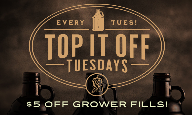 Top It Off Tuesday at Fall River Brewing Co.