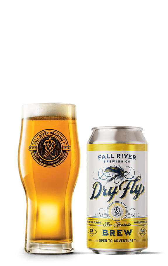 Fall River Beach Pop Dry Fly Golden Brew Non-Alcoholic Brew