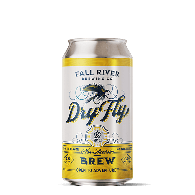 Fall River Beach Pop Dry Fly Golden Brew Non-Alcoholic Brew