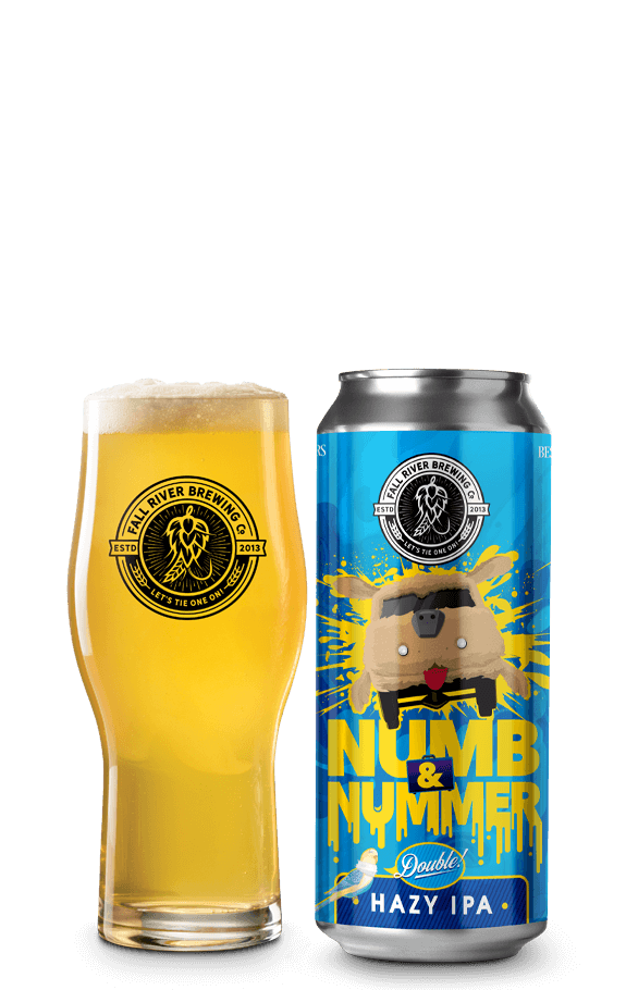 Fall River Numb & Nummer Double Hazy IPA
