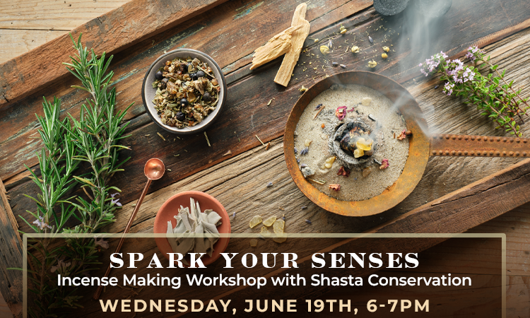 Incense Making Workshop with Shasta Conservation Fund